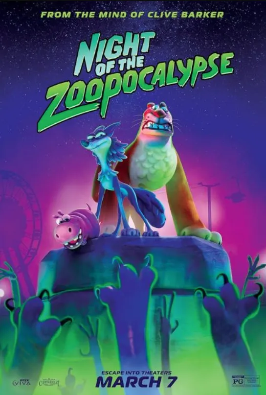 مشاهدة وتحميل فيلم Night of the Zoopocalypse 2024 مترجم اون لاين